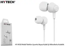 Hytech Hy-Xk30 Mobil Telefon Uyumlu Beyaz Kulak İçi Mikrofonlu Kulaklık