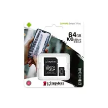 Kingston Sdcs2-64Gb 64Gb Micsdxc Canvas Select Plus 100R A1 C10 Card + Adp Hafıza Kartı