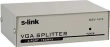 S-Link Msv-1415 1Pc-4 Vga 150Mhz Monitör Çoklayıcı