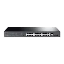Tp-Link Tl-Sg1428Pe 24 Port 10-100-1000 Poe+ Switch 2 Port Sfp Çelik Kasa Rack Mount