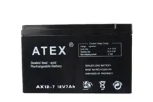 Atex Ax-12V 7Ah Bakımsız Kuru Akü
