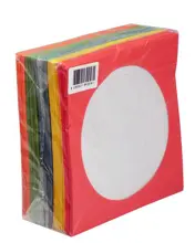 Cd&Dvd Zarfı 80Gr Pencereli Renkli Kağıt 100Lük