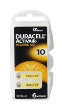 Duracell 10 Numara Düğme Kulaklık Pili İşitme Cihazı İçin 6Lı Paket