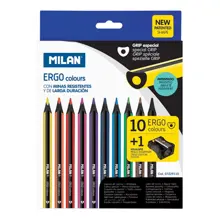 Mılan 07229110Ergo Kuru Boya Kalemi - 10 Lu