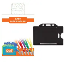 Sarff Siyah Kart Koruyucu Blister - 10Adet
