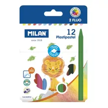 Mılan 022R12 Plastıpastel Mum Pastel Boya 12Lı