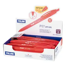 Mılan 176542125 Dry-Gel P07 Kırmızı Gel Kalem - 25Adet