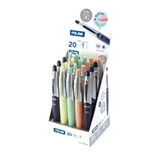 Mılan 1765649120 Sılver Mavi Tükenmez Kalem - 20Adet