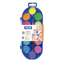 Mılan 0531512 Suluboya Büyük Fosforlu Renk 30Mm - 12Li