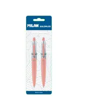 Mılan 1765649120 Sılver Mavi Tükenmez Kalem Blister - 2Li