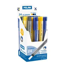 Mılan 3026324 Jet Basmalı Silgi - 24Adet