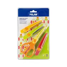 Mılan 14930904 Zıgzag Kesimli Çocuk Makası+3Kalıp