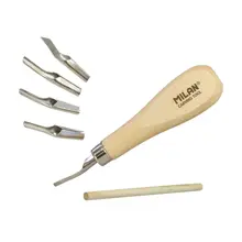 Mılan 61054 Lıno Ahşap Oyma Seti 5 Bıçaklı