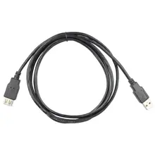Vcom Cu202-B-1.8 Siyah 1.8Mt Usb 2.0 Uzatma Kablosu