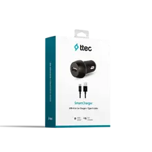 Ttec 2Cks20Cs 2.1A Araç Şarj Aleti+Type-C Kablo
