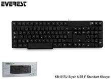 Everest Kb-517Uf Siyah Usb F Standart Klavye