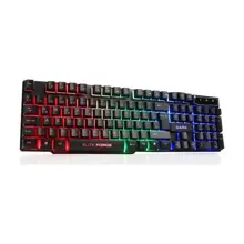 Dark Elite Force Gk1000 Mekanik Hisli Rainbow Aydınlatmalı Türkçe Q Oyuncu Klavyesi