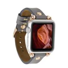 Apple Watch Uyumlu Deri Kordon Ferro 38-40-41Mm Rt Rst9