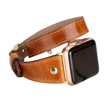 Apple Watch Uyumlu Deri Kordon 42-44-45Mm Slim Dt Gt V18