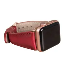 Apple Watch Uyumlu Deri Kordon 42-44-45Mm Slim V4Ef
