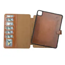 Apple İpad Pro 3.Nesil Uyumlu 11 İnç Deri Kılıf Eto Rst2Ef Taba
