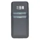 Samsung Galaxy S8 Uyumlu Deri Kartlıklı Arka Kapak Uccc Mavi
