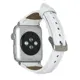 Apple Watch Uyumlu Deri Kordon 38-40-41Mm Slim F3 Beyaz