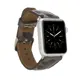 Apple Watch Uyumlu Deri Kordon 42-44-45Mm Kamuflaj Bej