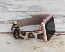 Apple Watch Uyumlu Deri Kordon 38-40-41Mm Ferro Leo1N