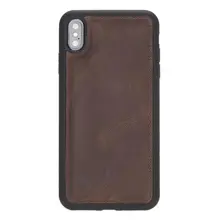 Bouletta Apple İphone Xs Max Uyumlu Deri Arka Kapak Açık Kahve
