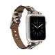 Apple Watch Uyumlu Deri Kordon 42-44-45Mm St Leopar Ne