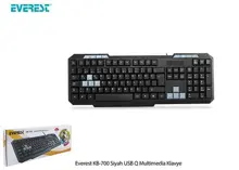 Everest Kb-700 Siyah Usb Q Multimedya Klavye