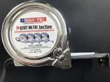 Bay-Tec Mk4147 5Mt 25Mm Krom Şerit Metre