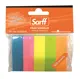 Sarff 5X15X50Mm Fosforlu Renkler Kağıt Ayraç(5X100) - 500Yp