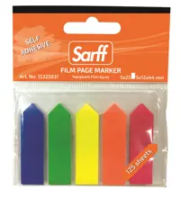 Sarff 5X12X44Mm Fosforlu Renkler Film Ayraç(5X25) - 25Yp