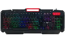 Everest Kb-R800 Metafor Usb Gökkuşağı Aydınlatmalı Q Metal Yüzey Gaming Oyuncu Klavyesi