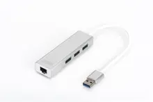 Digitus Da-70250 3 Port 3.0 + Ethernet Siyah