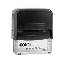Colop Printer C50 Siyah Kasa Siyah Keçe - 30X69Mm