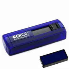 Colop Cep30 Kaşe Mavi Kasa Mavi Keçe - 18X47Mm