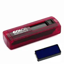Colop Cep30 Kaşe Kırmızı Kasa Mavi Keçe - 18X47Mm