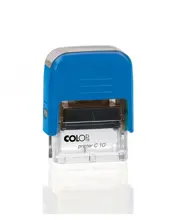 Colop Prınter C10 Mavi Kasa Siyah Keçe - 10X27Mm