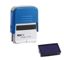 Colop Prınter C10 Mavi Kasa Mavi Keçe - 10X27Mm