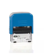 Colop Prınter C20 Mavi Kasa Siyah Keçe - 14X38Mm