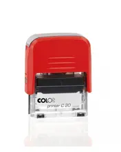 Colop Prınter C20 Kırmızı Kasa Siyah Keçe - 14X38Mm