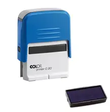 Colop Prınter C20 Mavi Kasa Mavi Keçe - 14X38Mm