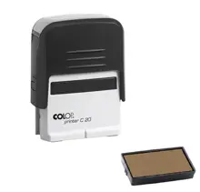 Colop Prınter C20 Siyah Kasa Kuru Keçe - 14X38Mm