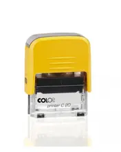 Colop Prınter C20 Sarı Kasa Siyah Keçe - 14X38Mm
