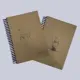 Art Liva 17X24 Naturel Sert Kapak Spiralli Defter Çizgisiz 80 Yp.