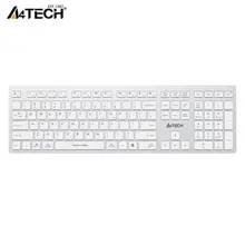 A4 Tech Fstyler Fbx50C Beyaz Bluetooth+2.4G Nano Fn Şarjlı Multimedya Klavye