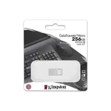 Kingston Dtmc3G2-256Gb Datatraveler Micro 200Mb-S Metal Usb 3.2 Gen 1 Flash Bellek